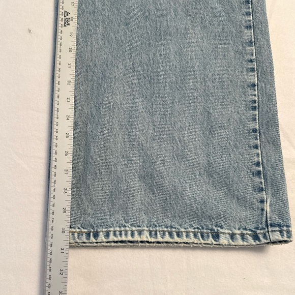 Levis 94 Baggy Distressed Jeans Womens Size 28 Light Wash Wide Leg NEW with Tag - Picture 13 of 13
